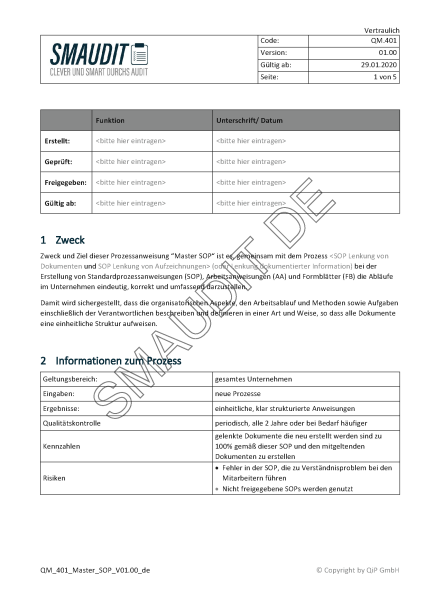 Master SOP (Qualitätsmanagement)